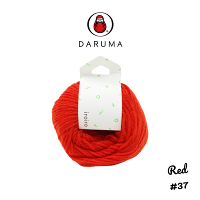 DARUMA iroiro yarn - Red