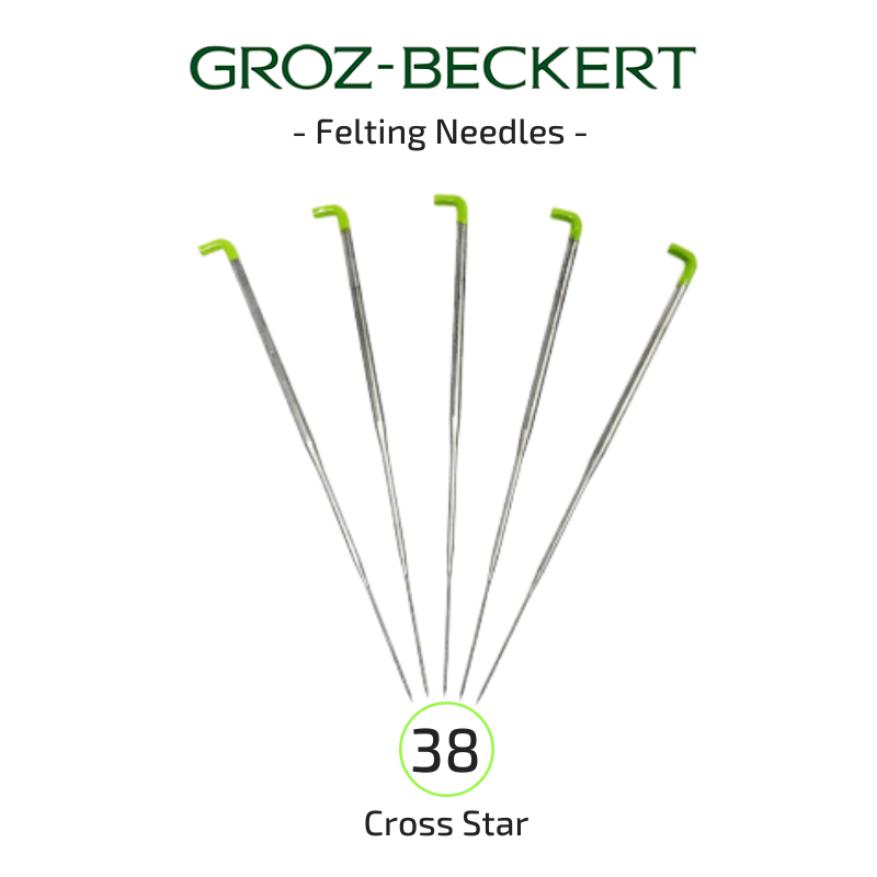 Groz-Beckert Felting Needles - 38 Gauge Cross Star