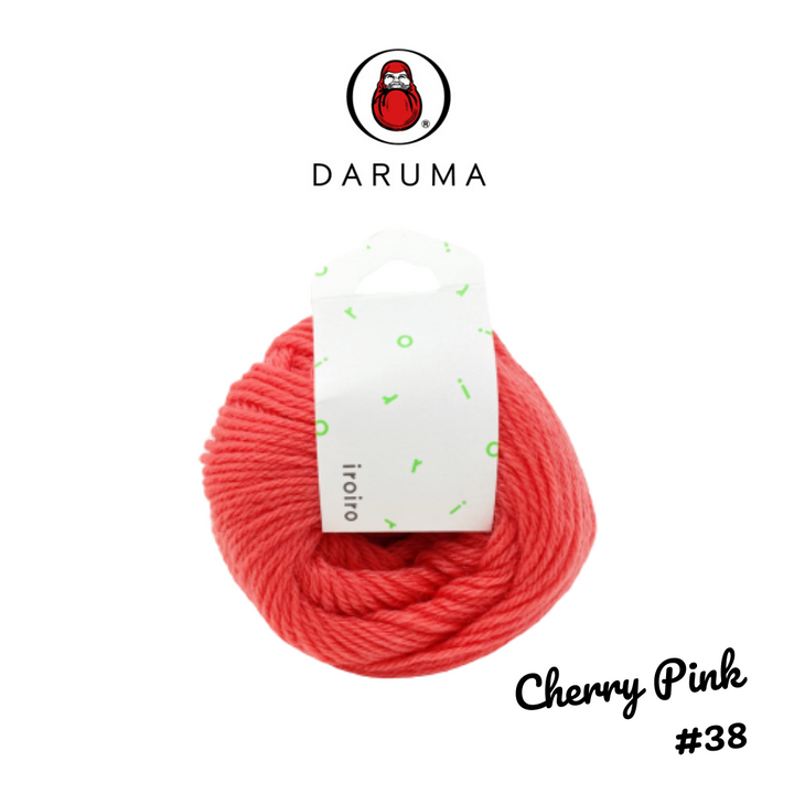 DARUMA iroiro yarn - Cherry Pink