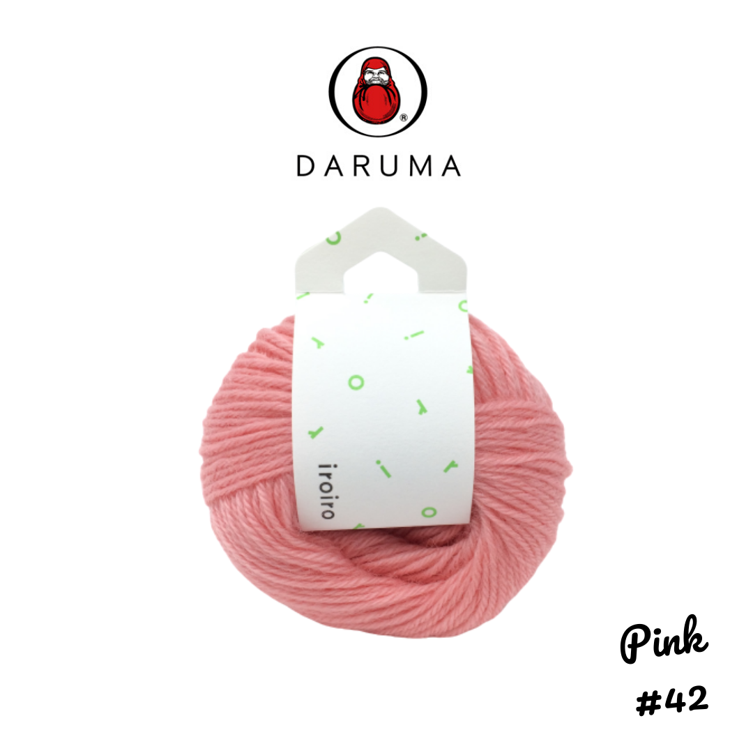 DARUMA iroiro yarn - Pink