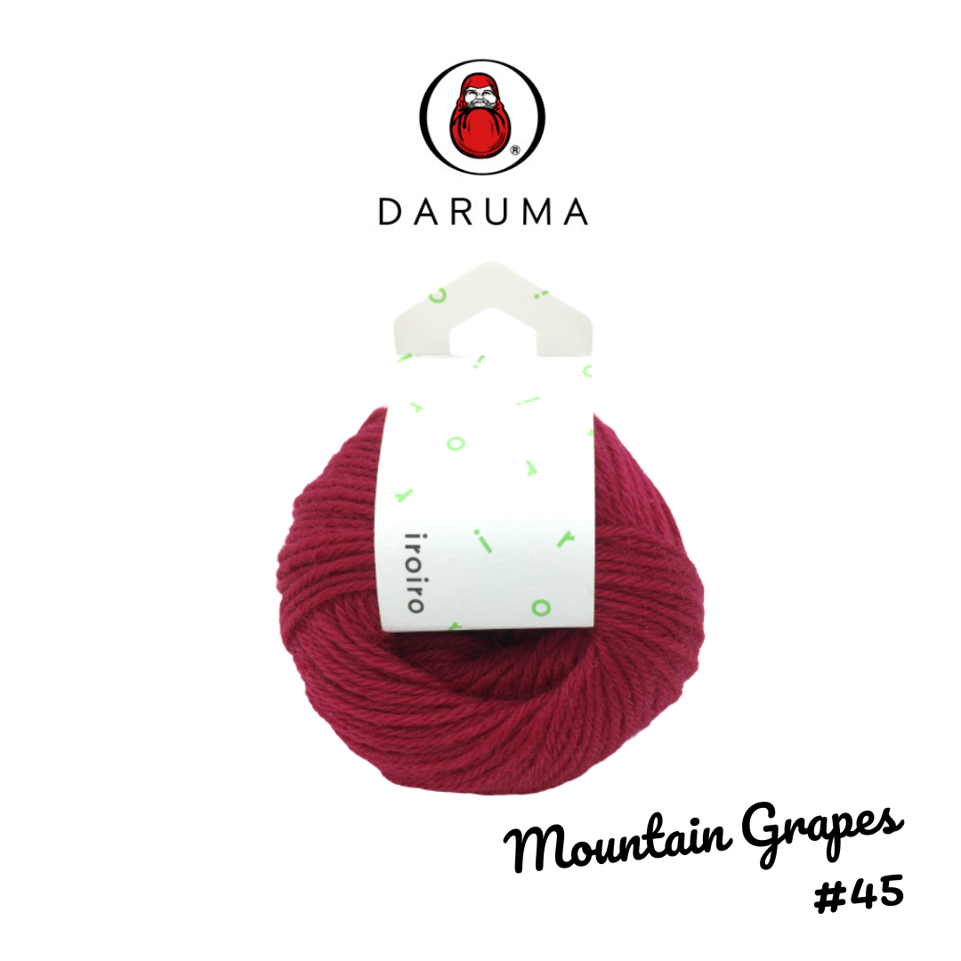 DARUMA iroiro yarn - Mountain Grapes
