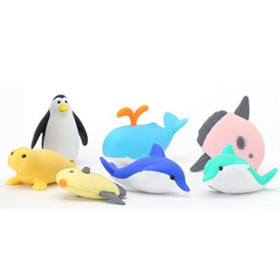 Iwako Puzzle Erasers - Marine Animals (Made in Japan)