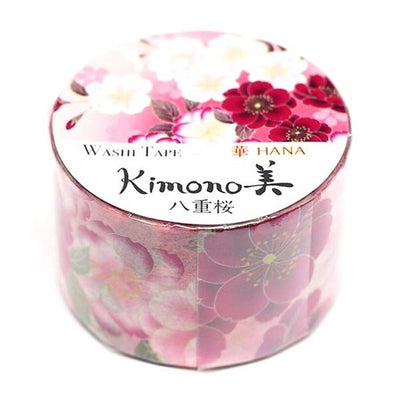 Kamiiso Yuzen Washi Tape - Kimono "Hana" Series - Sakura (Made in Japan)
