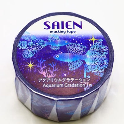 Kamiiso SAIEN Washi Tape - Under the Sea (Made in Japan)