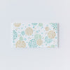 Shogado Watoji Yuzen Memo Pad - "Chic" Green Dandelion #5 (Made in Kyoto, Japan)