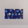 Shogado Watoji Yuzen Memo Pad - Blue & White Floral #13 (Made in Kyoto, Japan)