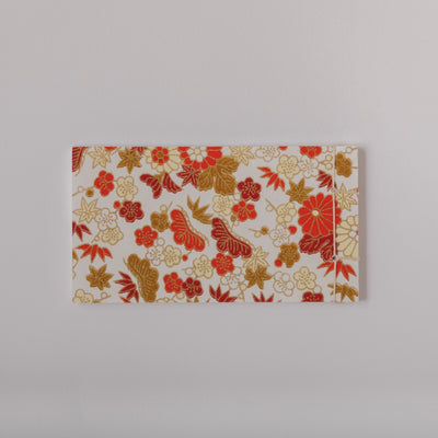 Shogado Watoji Yuzen Memo Pad - Autumn Leaves #17 (Made in Kyoto, Japan)