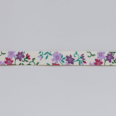 Yuzen Washi Tape - Purple Floral #50 (Made in Kyoto, Japan)