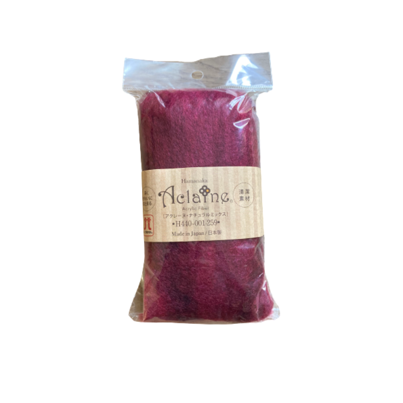 Hamanaka Aclaine "Natural Mix" Acrylic Fibre - Beetroot 15g (#259)