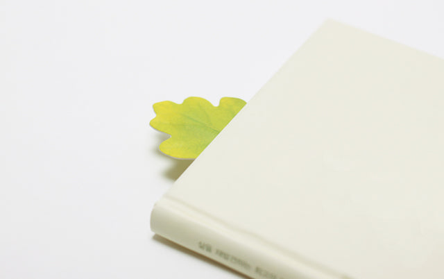 Appree Korea - Bookmark Pen - Autumn Oak Leaf