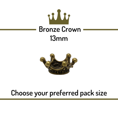 Crowns for Needle Felted Creations -  Bronze 13mm