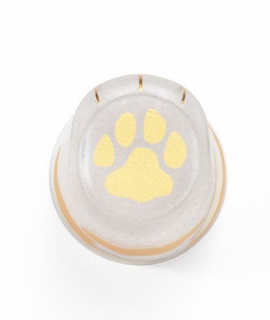 Coconeco Premium Cat Paw Glass - Bi-Colour Cat (Made in Japan)