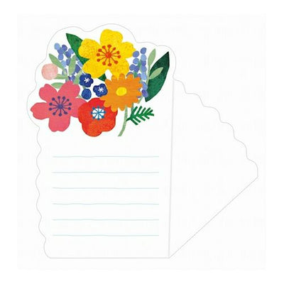 Furukawa Paper Works - Flower Bouquet Gift Card Series - Colourful