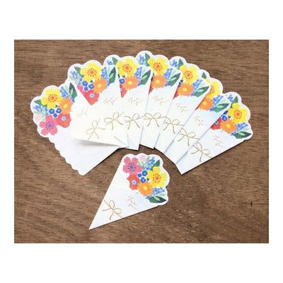 Furukawa Paper Works - Flower Bouquet Gift Card Series - Colourful