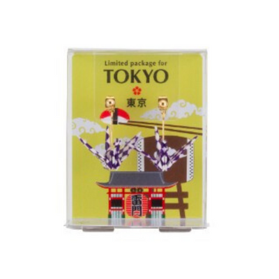 Japanese Paper Origami Earrings - Tokyo Asakusa (Made in Japan)