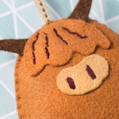 Corinne Lapierre Mini Sewing Kit - Highland Cow