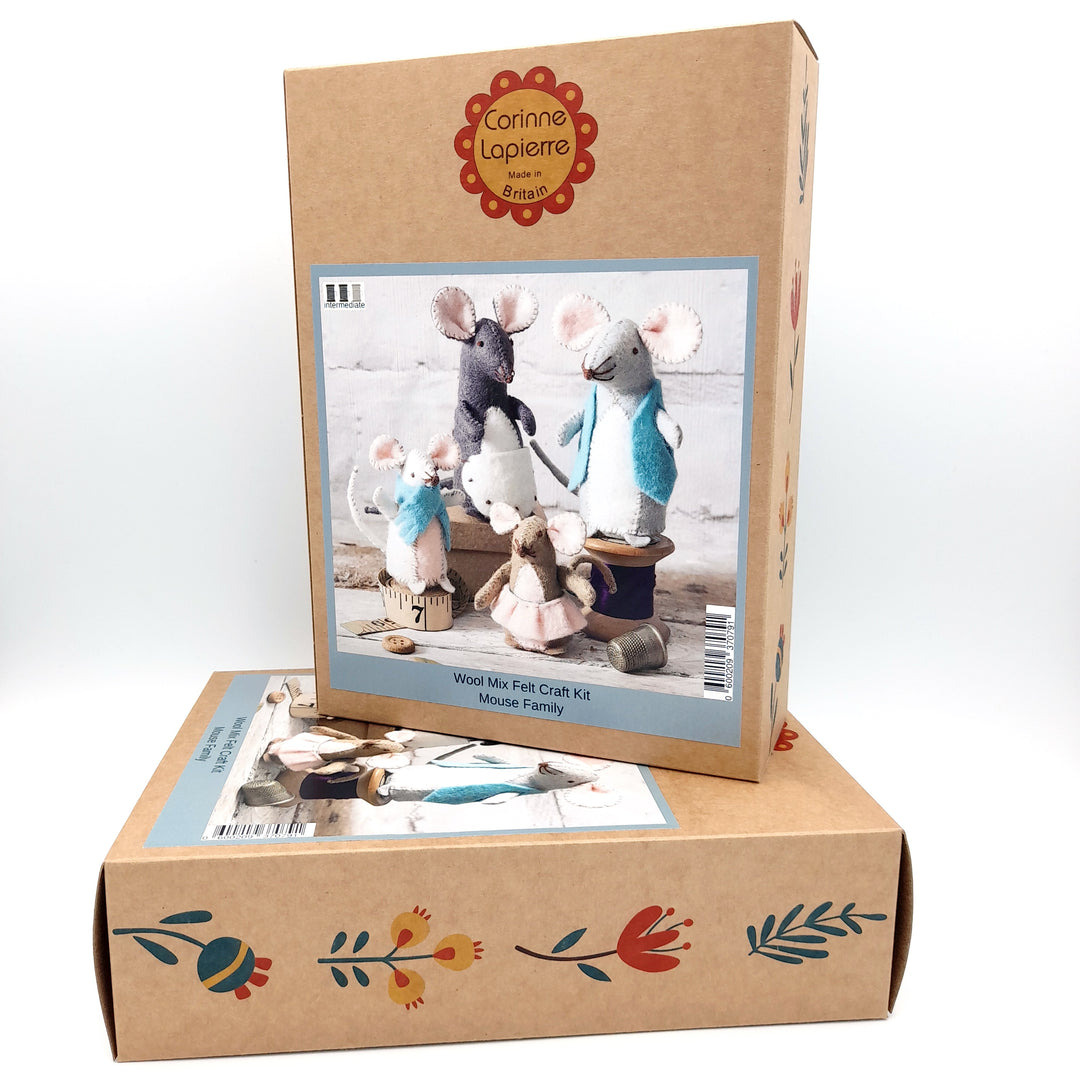 Corinne Lapierre Sewing Kit - Mouse Family