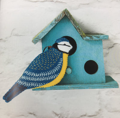 Folk Embroidered Felt Birds Book - Corinne Lapierre