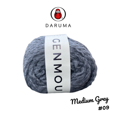 DARUMA Genmou Yarn - Medium Grey #9