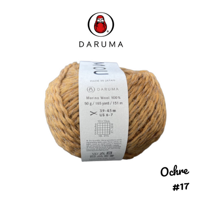 DARUMA Genmou Yarn - Ochre #17
