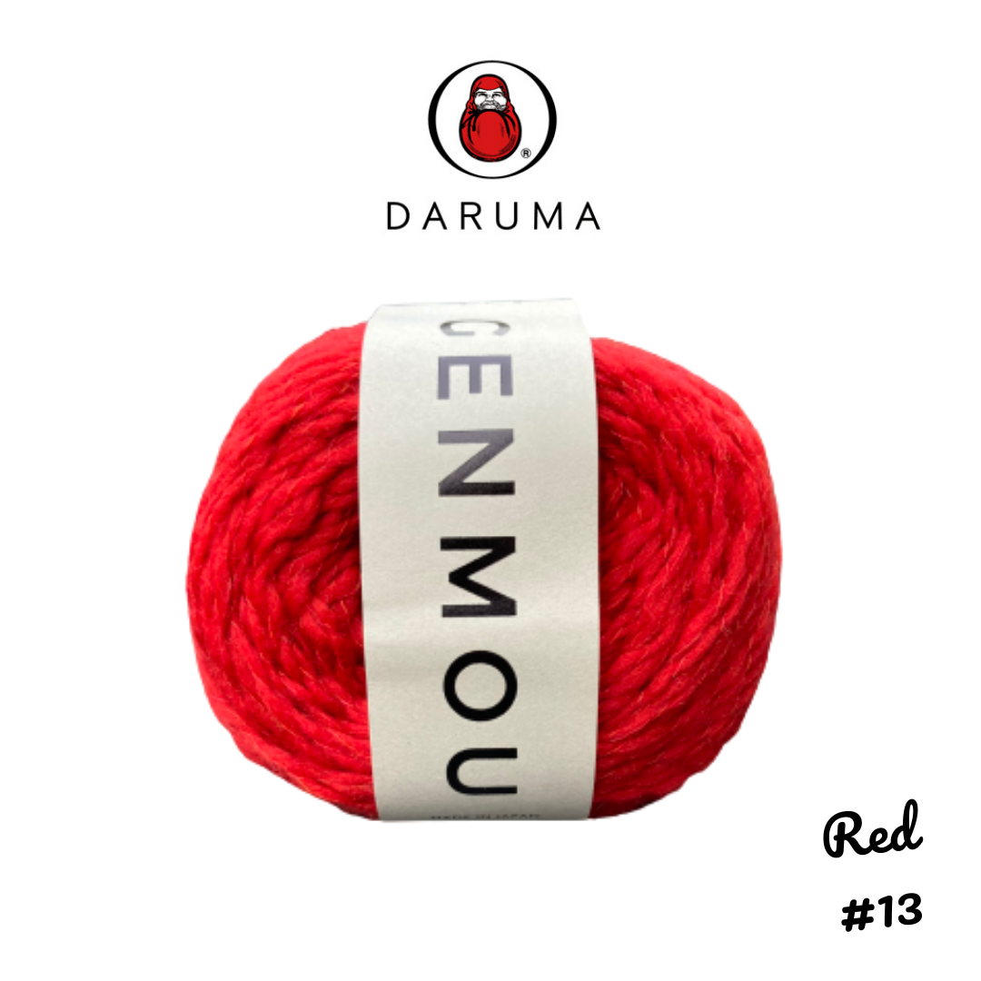 DARUMA Genmou Yarn - Red #13