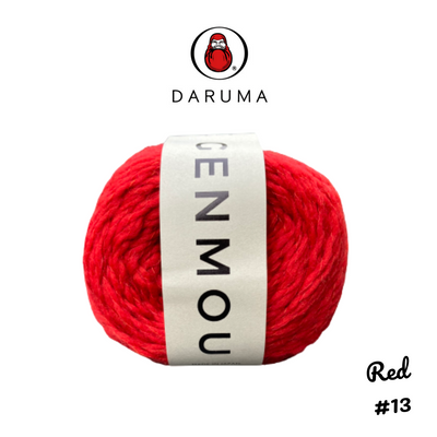 DARUMA Genmou Yarn - Red #13