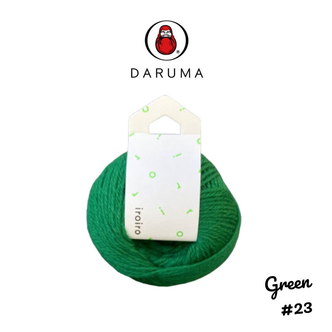 DARUMA iroiro yarn - Green