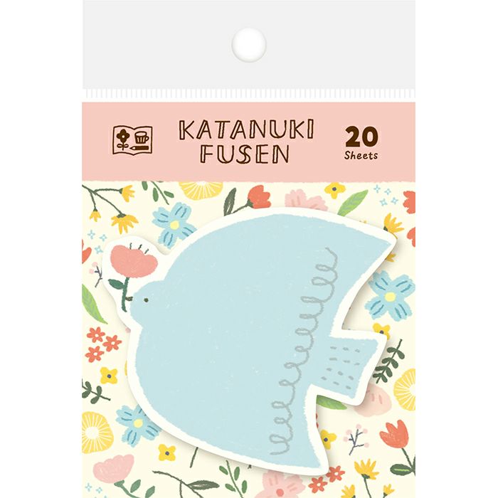 Furukawa Paper Works - Die Cut Sticky Note Block - Bird