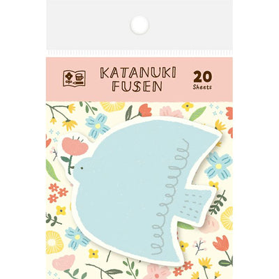 Furukawa Paper Works - Die Cut Sticky Note Block - Bird