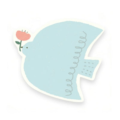 Furukawa Paper Works - Die Cut Sticky Note Block - Bird