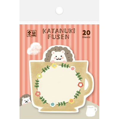 Furukawa Paper Works - Die Cut Sticky Note Block - Hedgehog