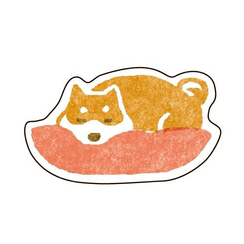 Furukawa Paper Works - Flake Sticker Pack - Shiba Inu