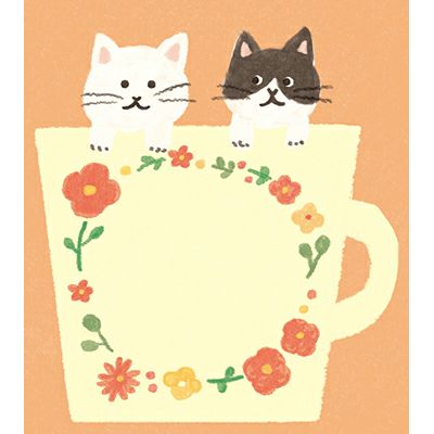 Furukawa Paper Works - Watashi Biyori Memo Pad - Cats