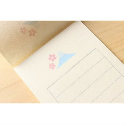 Furukawa Paper Works - "Soebumi" Gift Note Paper Series - Sakura