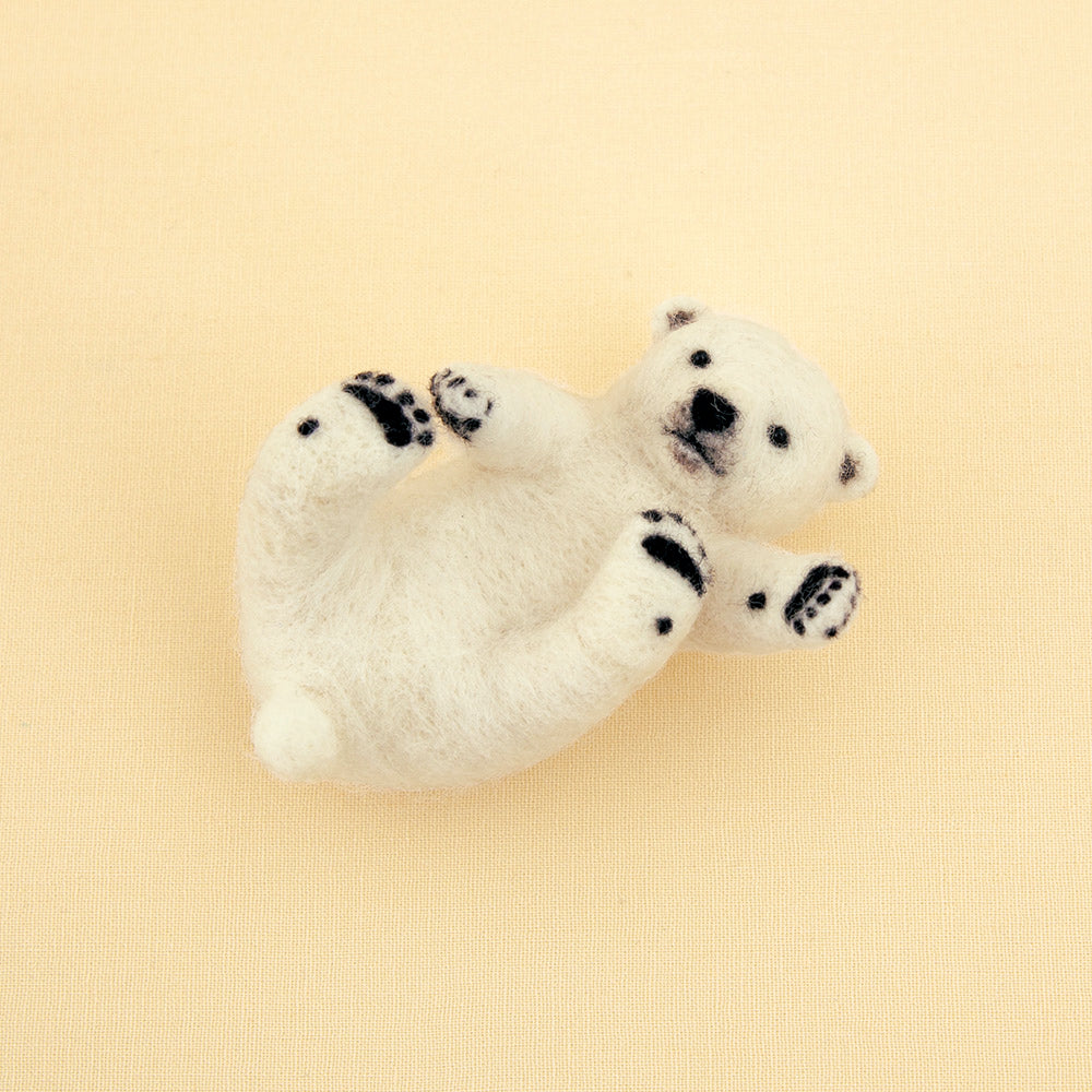 Hamanaka Needle Felting Kit - Polar Bear