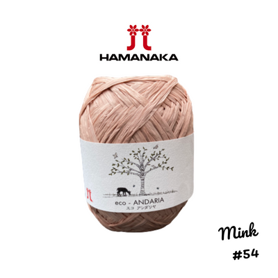 Hamanaka Eco-Andaria Raffia Yarn - Mink #54