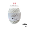 Hamanaka Eco-Andaria Raffia Yarn - White #1