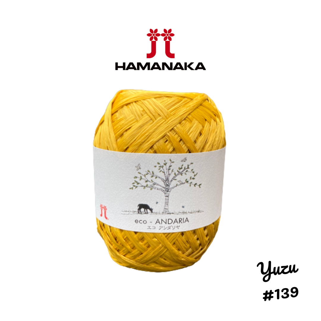 Hamanaka Eco-Andaria Raffia Yarn - Yuzu #139