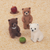 Hamanaka Aclaine Acrylic Fibre Needle Felting Kit - Baby Bears