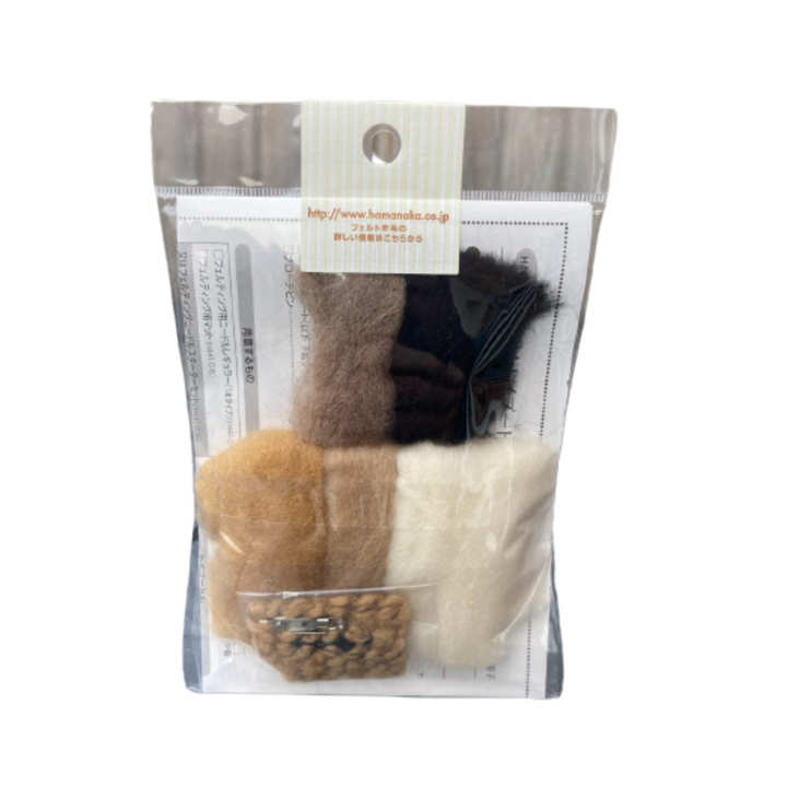 Hamanaka Needle Felting Kit - Toy Poodle & Shiba Inu Brooches
