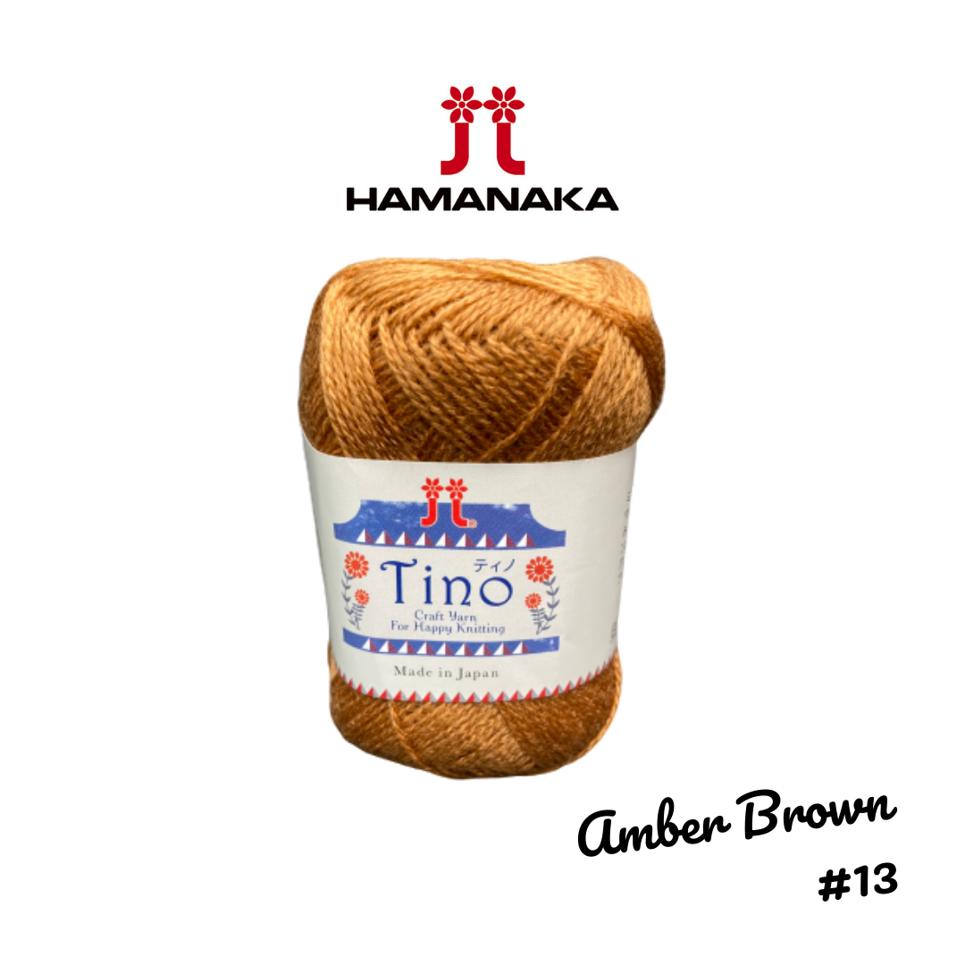 Hamanaka Tino Yarn - Amber Brown #13