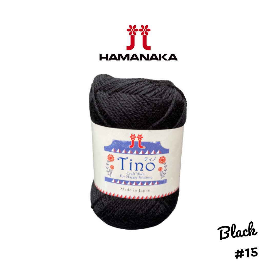 Hamanaka Tino Yarn - Black #15