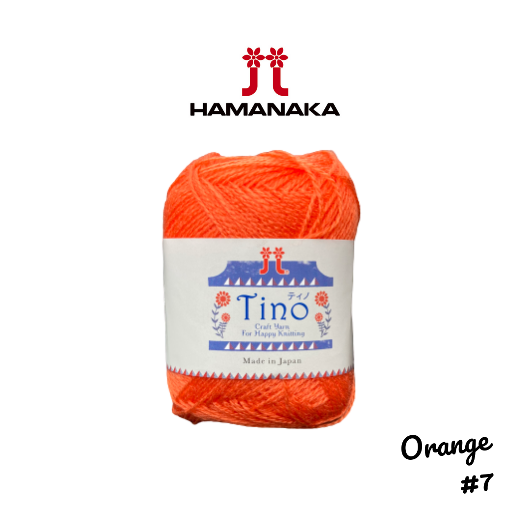 Hamanaka Tino Yarn - Orange #7