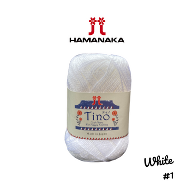 Hamanaka Tino Yarn - White #1