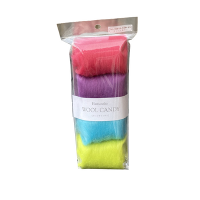 Hamanaka Wool Candy 4 Colour Set- Bright Colours