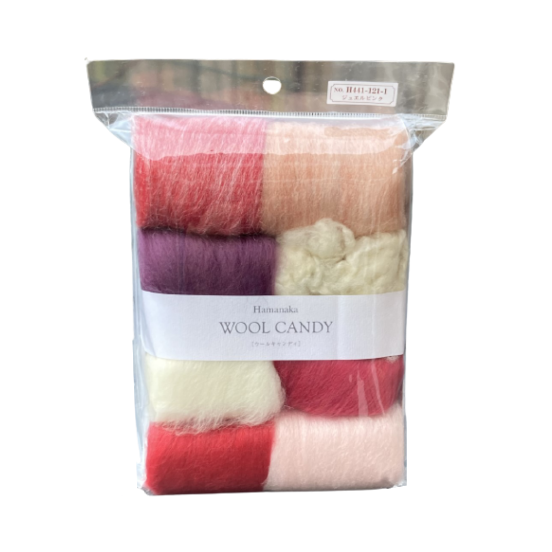 Hamanaka Wool Candy 8 Colour Set - Pink