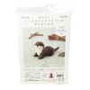 Hamanaka Aclaine Acrylic Fibre Needle Felting Kit - Otter (English)