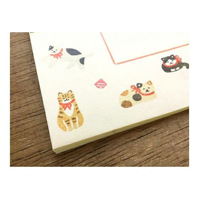 Furukawa Paper Works - Hanko Letter Set - Cats with Bells