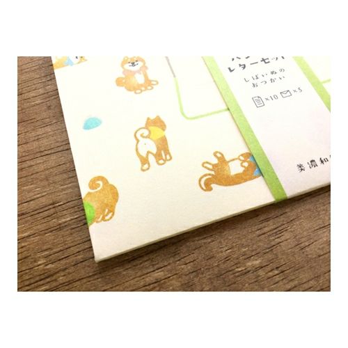 Furukawa Paper Works - Hanko Letter Set - Shiba Inu