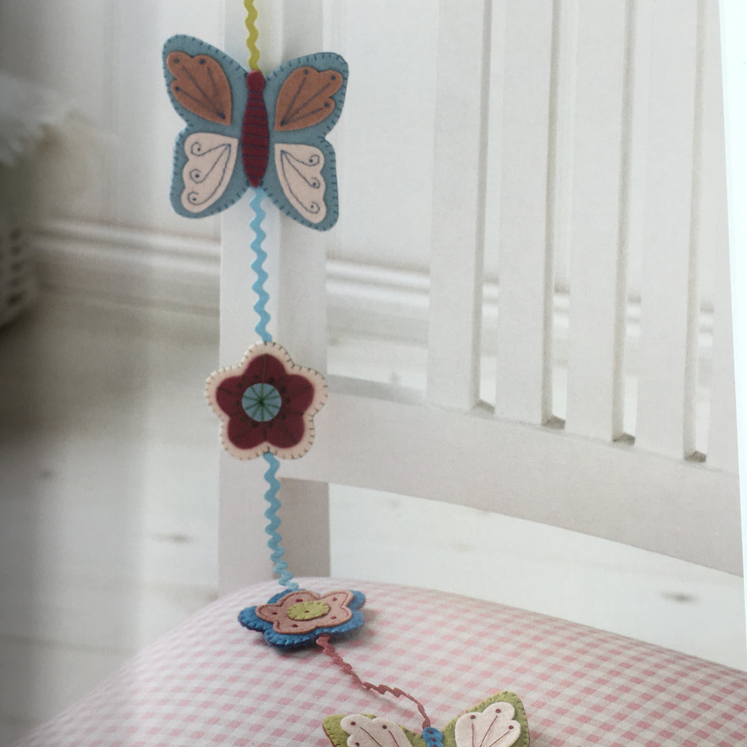 Folk Embroidered Felt Birds Book - Corinne Lapierre